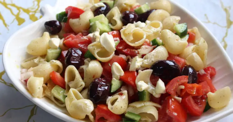 The Best greek pasta salad Recipe
