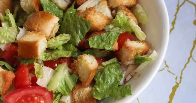 Italian Panzanella Salad Recipe